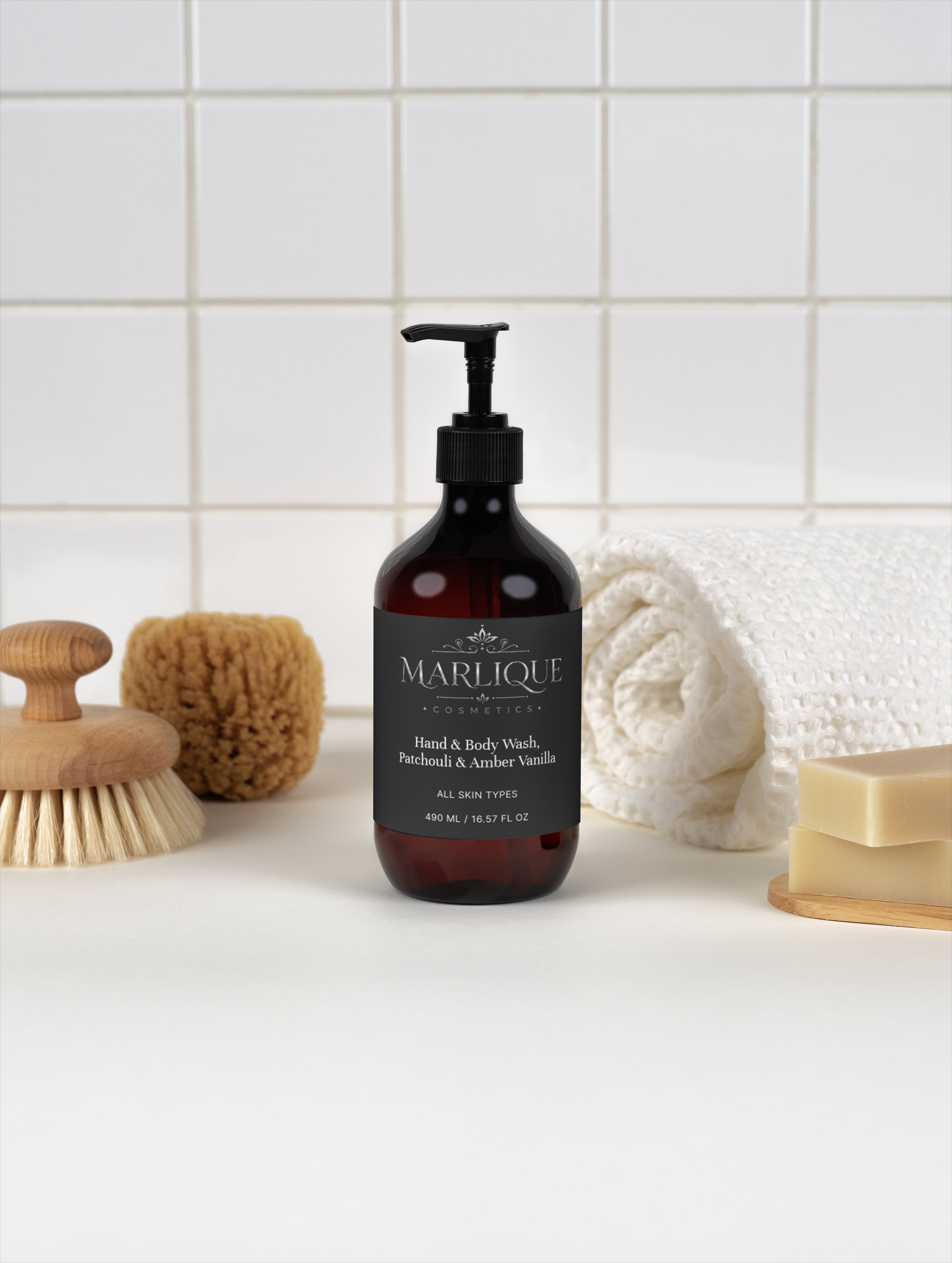 Hand- &amp; Körperwaschgel-  Patchouli &amp; Amber Vanilla Selfnamed